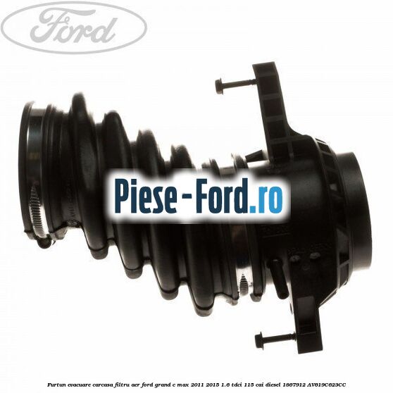 Furtun evacuare carcasa filtru aer Ford Grand C-Max 2011-2015 1.6 TDCi 115 cai diesel