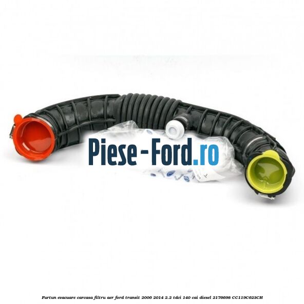 Furtun evacuare carcasa filtru aer Ford Transit 2006-2014 2.2 TDCi 140 cai diesel #1B81AAF2F7