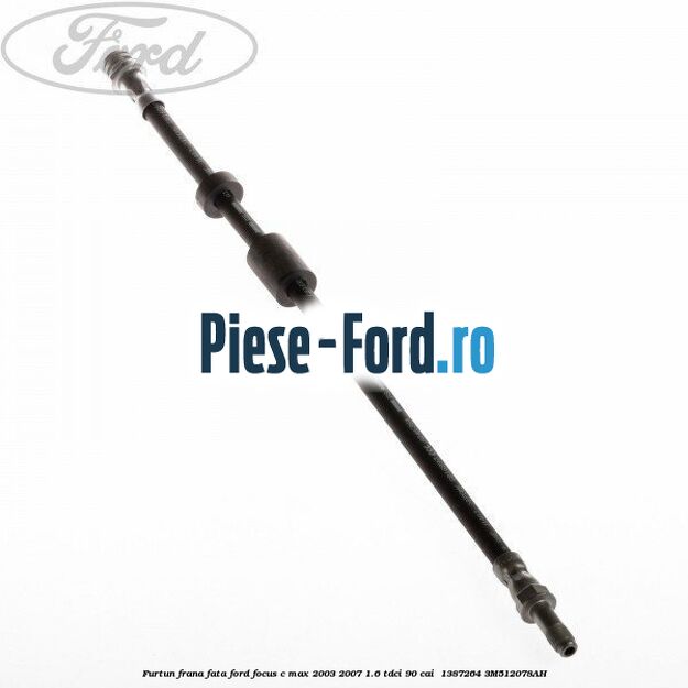 Furtun frana fata Ford Focus C-Max 2003-2007 1.6 TDCi 90 cai  #47684AEB4A