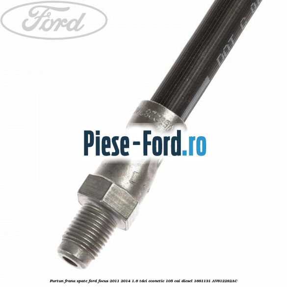 Furtun frana spate Ford Focus 2011-2014 1.6 TDCi ECOnetic 105 cai diesel #8737F94731