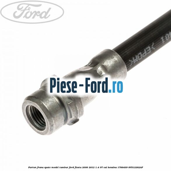 Furtun frana spate model tambur Ford Fiesta 2008-2012 1.4 97 cai benzina #4DA4F9A7F2