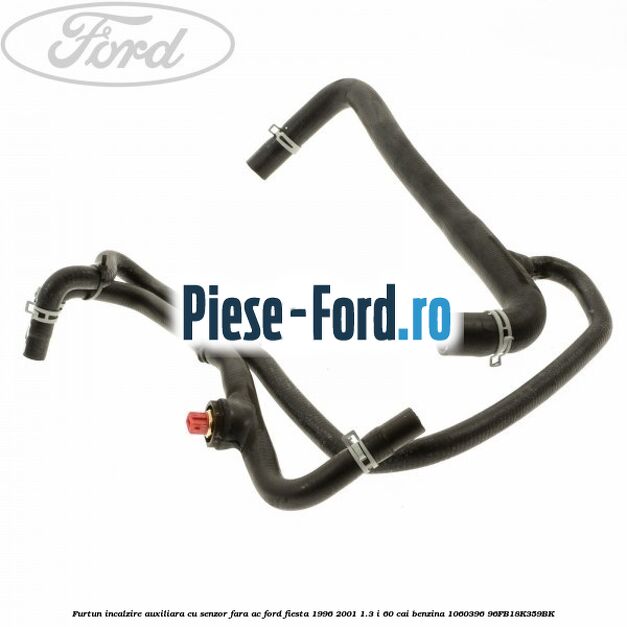 Furtun incalzire auxiliara cu senzor fara AC Ford Fiesta 1996-2001 1.3 i 60 cai #E73DF31232