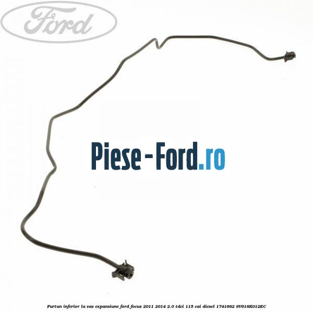 Conector furtun incalzire auxiliara Ford Focus 2011-2014 2.0 TDCi 115 cai diesel