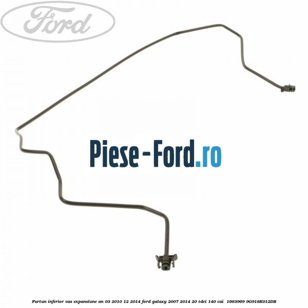 Furtun inferior vas expansiune an 03/2010-12/2014 Ford Galaxy 2007-2014 2.0 TDCi 140 cai #2CDAC039D7