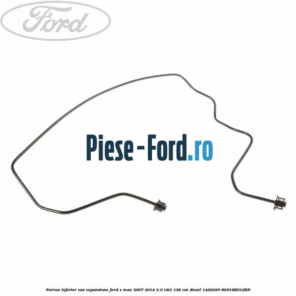 Furtun inferior carcasa termostat Ford S-Max 2007-2014 2.0 TDCi 136 cai diesel