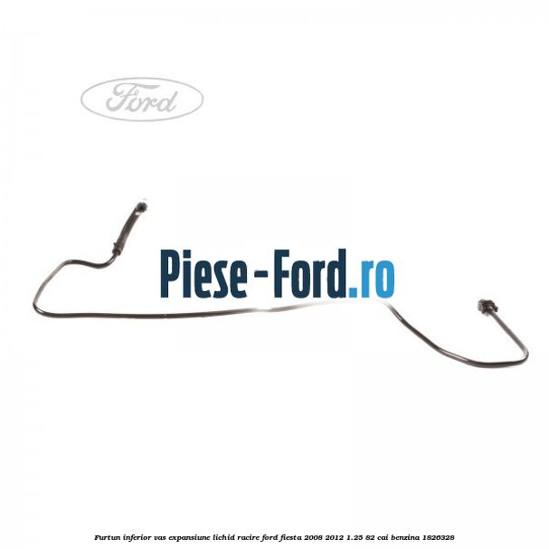 Furtun inferior vas expansiune lichid racire Ford Fiesta 2008-2012 1.25 82 cai