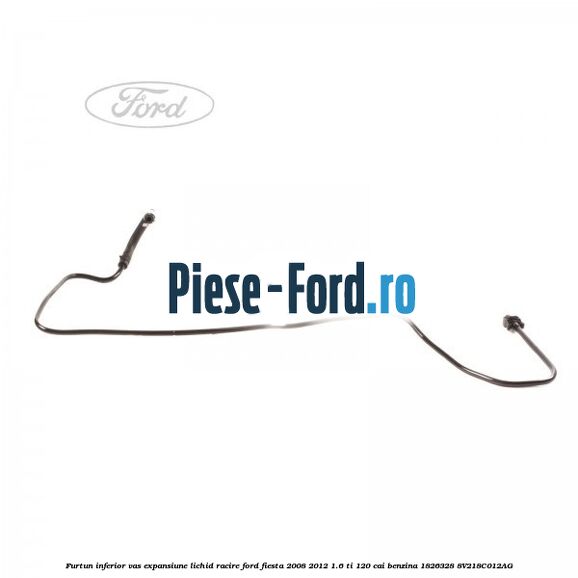 Furtun inferior vas expansiune la termostat Ford Fiesta 2008-2012 1.6 Ti 120 cai benzina