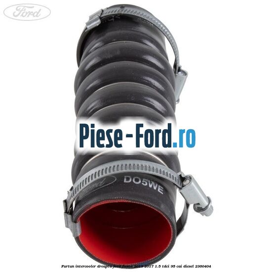 Furtun intercooler dreapta Ford Fiesta 2013-2017 1.5 TDCi 95 cai diesel