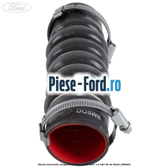 Furtun intercooler dreapta Ford Fiesta 2013-2017 1.6 TDCi 95 cai diesel