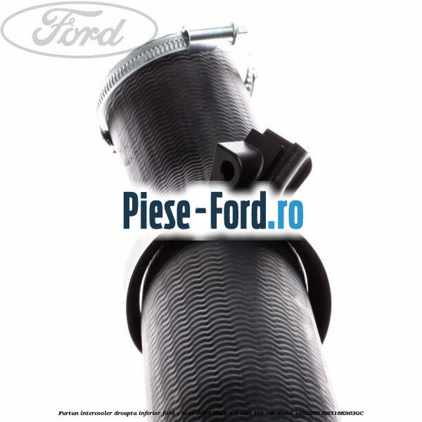 Furtun intercooler dreapta inferior Ford C-Max 2007-2011 1.6 TDCi 101 cai diesel #D4C8728314