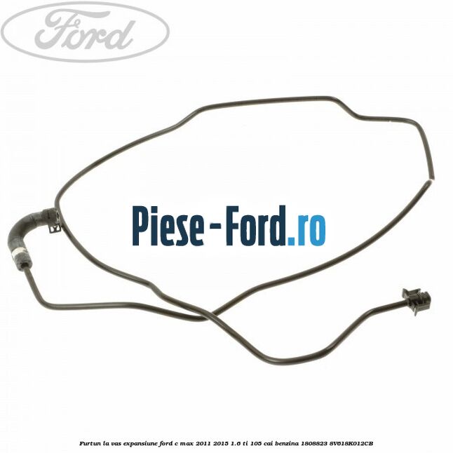 Furtun inferior vas expansiune lichid racire teu Ford C-Max 2011-2015 1.6 Ti 105 cai benzina