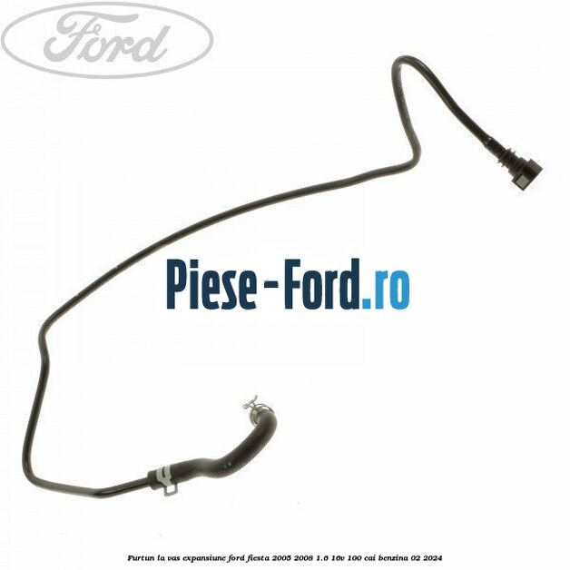 Furtun inferior apa motor Ford Fiesta 2005-2008 1.6 16V 100 cai benzina