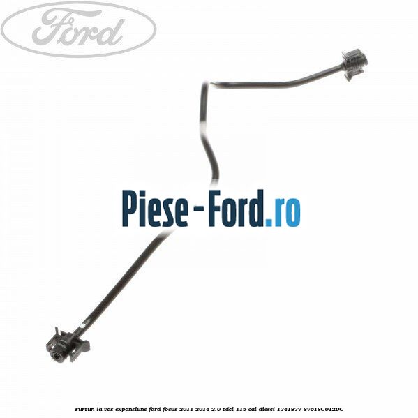 Furtun inferior vas expansiune Ford Focus 2011-2014 2.0 TDCi 115 cai diesel