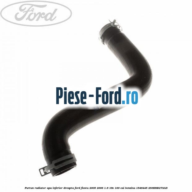 Furtun la vas expansiune Ford Fiesta 2005-2008 1.6 16V 100 cai benzina