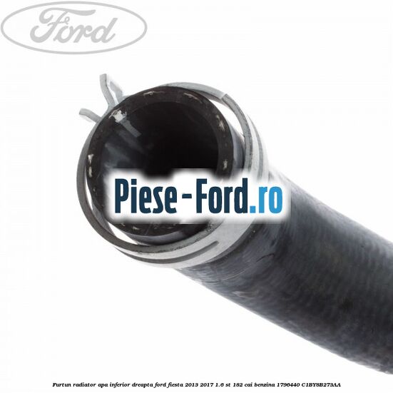 Furtun radiator apa inferior, dreapta Ford Fiesta 2013-2017 1.6 ST 182 cai benzina