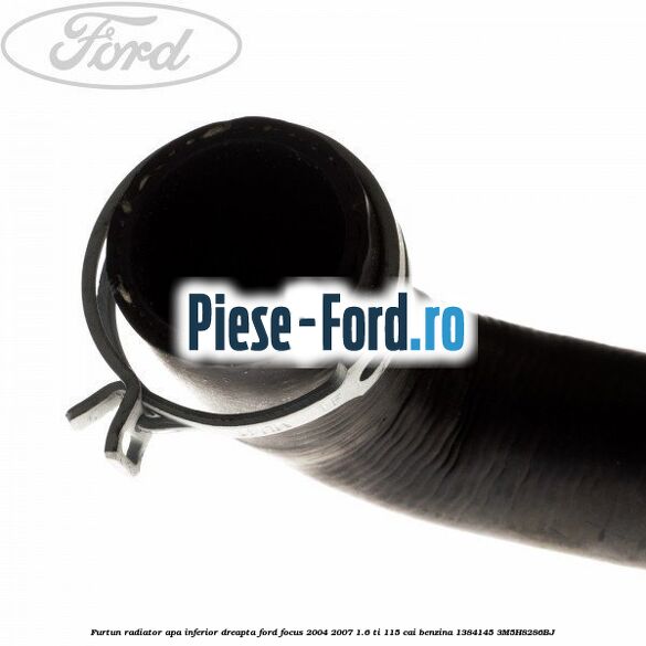 Furtun radiator apa inferior, dreapta Ford Focus 2004-2007 1.6 Ti 115 cai benzina #F419A798B6