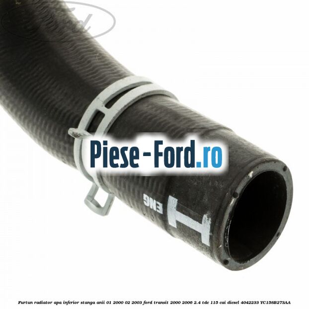 Furtun radiator apa inferior stanga anii 01/2000-02/2003 Ford Transit 2000-2006 2.4 TDE 115 cai diesel #98A90C8613