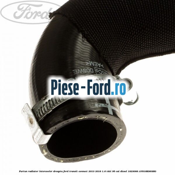 Furtun radiator intercooler dreapta Ford Transit Connect 2013-2018 1.6 TDCi 95 cai diesel #21AAEEF324
