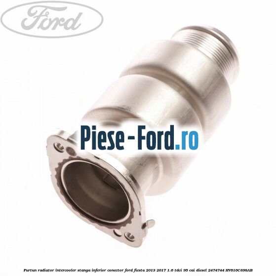 Furtun intercooler stanga Ford Fiesta 2013-2017 1.6 TDCi 95 cai diesel