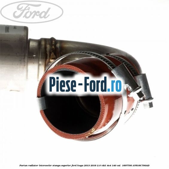 Furtun radiator intercooler stanga superior Ford Kuga 2013-2016 2.0 TDCi 4x4 140 cai  #D322C845DF