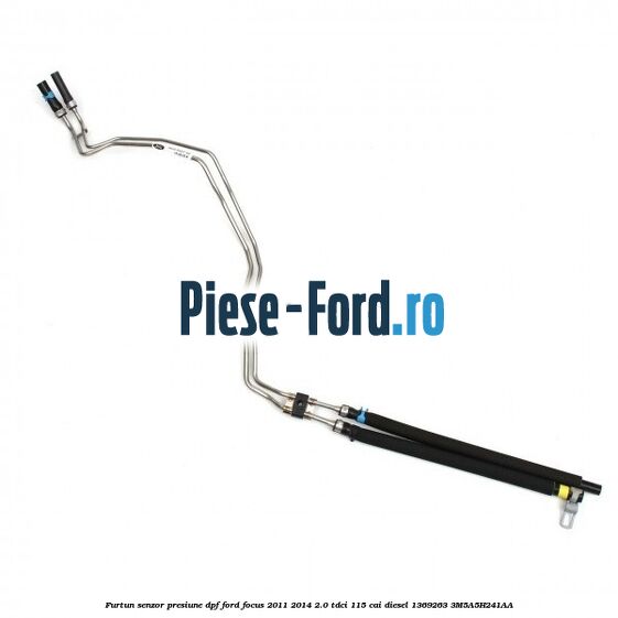 Furtun senzor presiune DPF Ford Focus 2011-2014 2.0 TDCi 115 cai diesel
