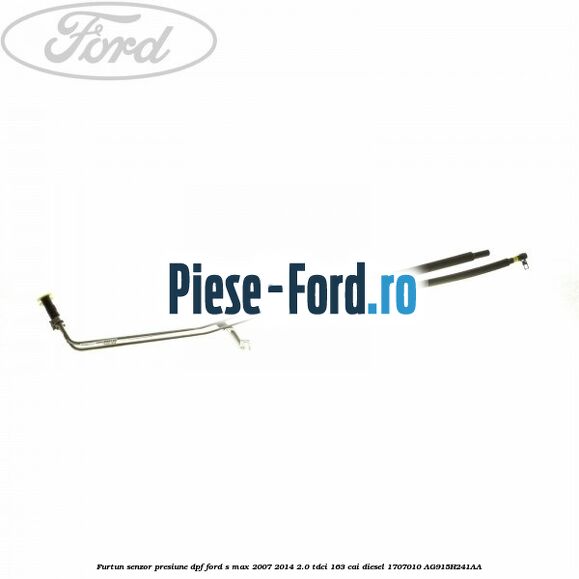 Furtun senzor presiune DPF Ford S-Max 2007-2014 2.0 TDCi 163 cai diesel