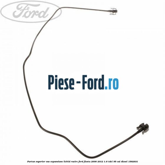 Furtun superior vas expansiune lichid racire Ford Fiesta 2008-2012 1.6 TDCi 95 cai