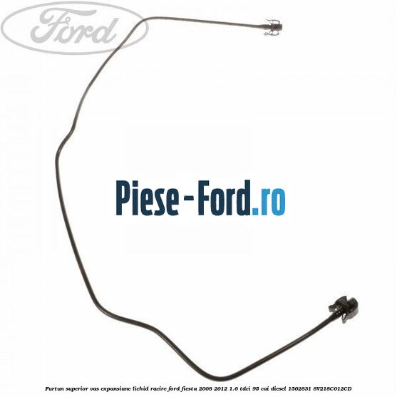 Furtun superior vas expansiune lichid racire Ford Fiesta 2008-2012 1.6 TDCi 95 cai diesel