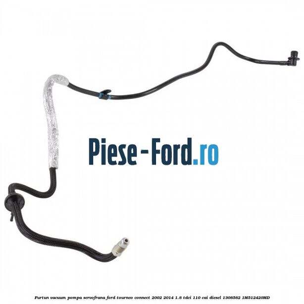 Furtun frana spate tambur Ford Tourneo Connect 2002-2014 1.8 TDCi 110 cai diesel