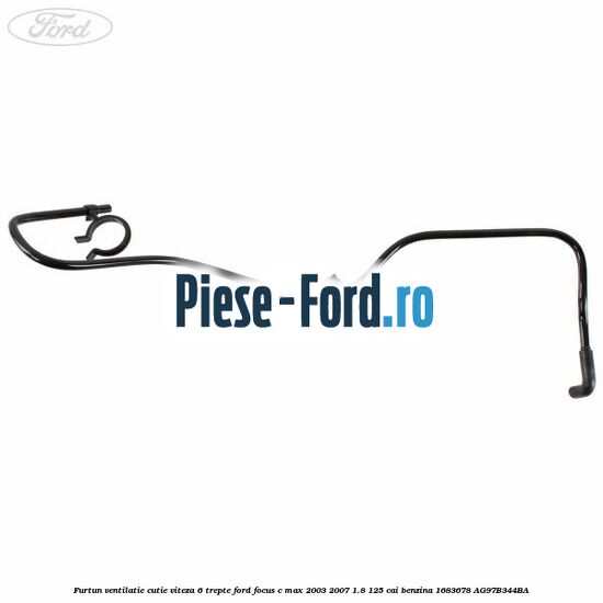 Furtun ventilatie cutie viteza 6 trepte Ford Focus C-Max 2003-2007 1.8 125 cai benzina #F654F86C41