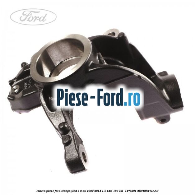 Fuzeta punte fata stanga Ford S-Max 2007-2014 1.8 TDCi 100 cai  #7CF2A3D887