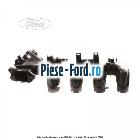 Corp clapeta acceleratie, pentru DPF Ford C-Max 2007-2011 1.6 TDCi 109 cai diesel