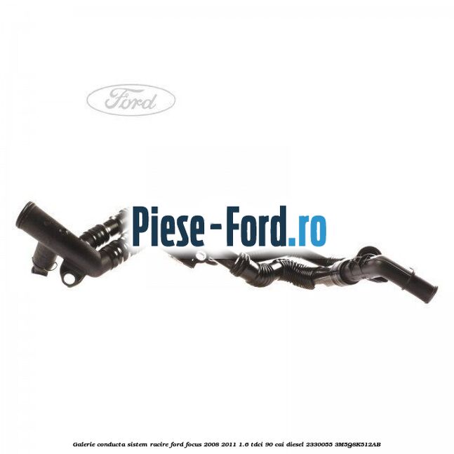 Galerie conducta sistem racire Ford Focus 2008-2011 1.6 TDCi 90 cai diesel #05779B9633