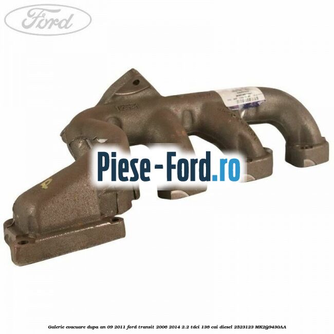 Distantier surub prindere galerie evacuare 40 mm Ford Transit 2006-2014 2.2 TDCi 136 cai diesel