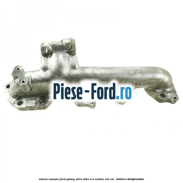 Galerie evacuare Ford Galaxy 2015-2023 2.0 EcoBlue 120 cai  #2865973D02
