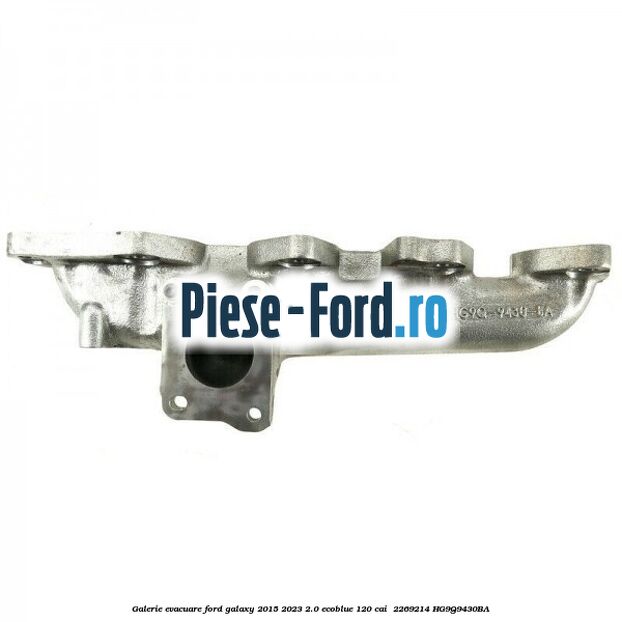 Galerie evacuare Ford Galaxy 2015-2023 2.0 EcoBlue 120 cai  #2865973D02