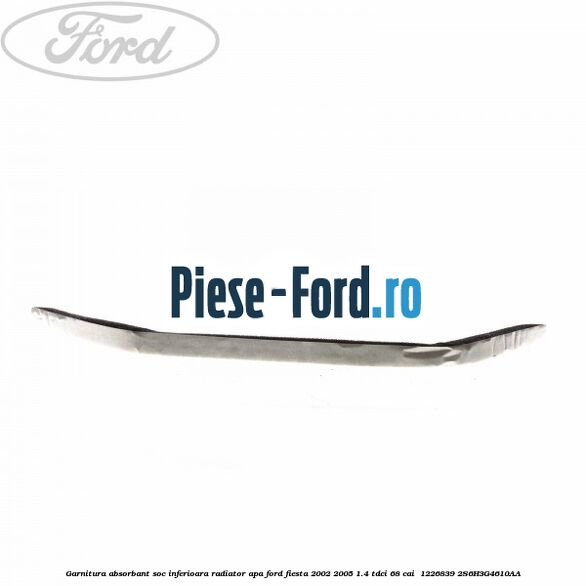 Garnitura absorbant soc inferioara radiator apa Ford Fiesta 2002-2005 1.4 TDCi 68 cai  #6DFE12D537