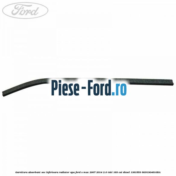 Garnitura absorbant soc inferioara radiator apa Ford S-Max 2007-2014 2.0 TDCi 163 cai diesel