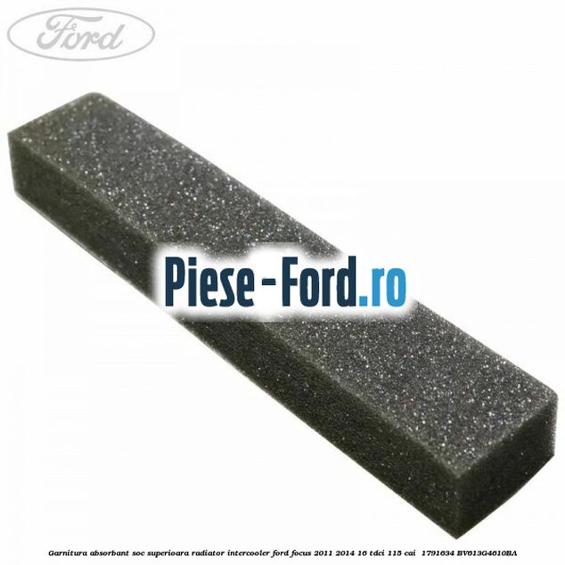 Garnitura absorbant soc superioara radiator intercooler Ford Focus 2011-2014 1.6 TDCi 115 cai #1A118DA84F