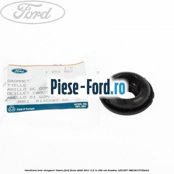 Garnitura, brat stergator luneta Ford Focus 2008-2011 2.5 RS 305 cai benzina