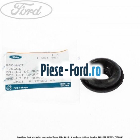 Garnitura, brat stergator luneta Ford Focus 2014-2018 1.5 EcoBoost 182 cai benzina