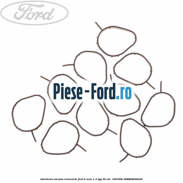 Garnitura, carcasa termostat Ford B-Max 1.4 LPG 90 cai  #8C51A2BFA2