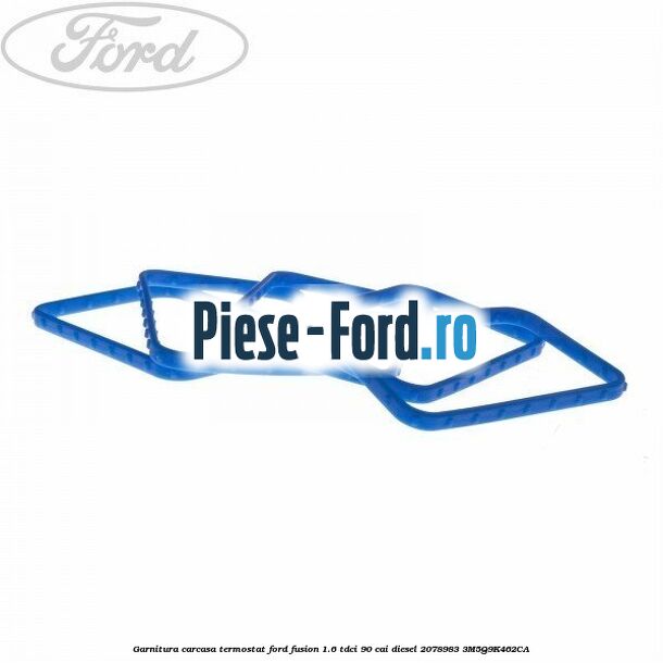 Garnitura carcasa termostat Ford Fusion 1.6 TDCi 90 cai diesel #E3765F0DE9