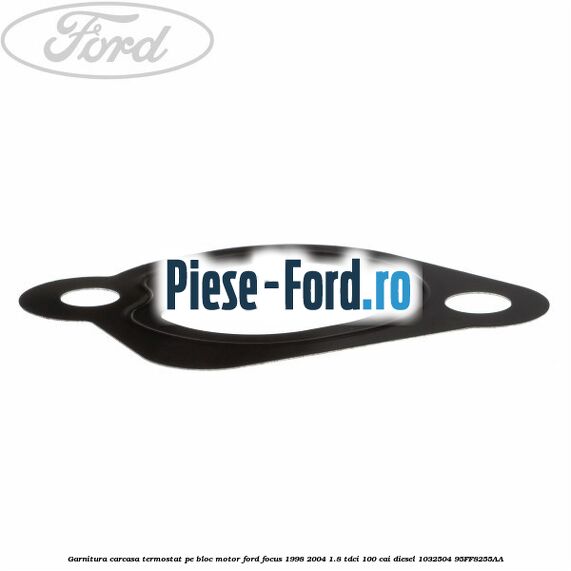 Garnitura, carcasa termostat pe bloc motor Ford Focus 1998-2004 1.8 TDCi 100 cai diesel #6C3BAF4CC4