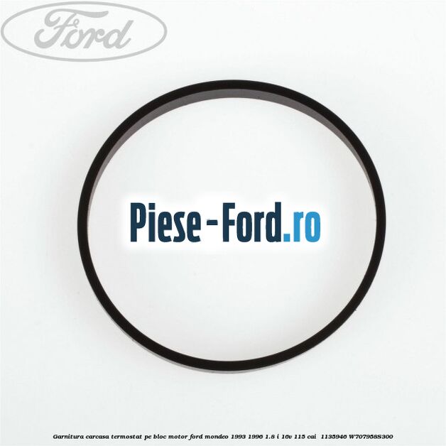 Garnitura, carcasa termostat pe bloc motor Ford Mondeo 1993-1996 1.8 i 16V 115 cai  #4F3B683A9D