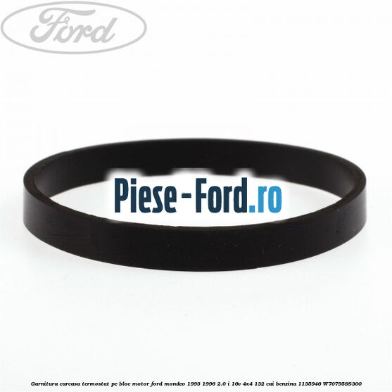 Garnitura, carcasa termostat pe bloc motor Ford Mondeo 1993-1996 2.0 i 16V 4x4 132 cai benzina #5E7731930A