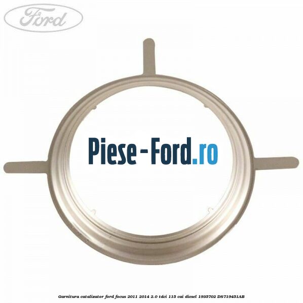 Garnitura catalizator Ford Focus 2011-2014 2.0 TDCi 115 cai diesel