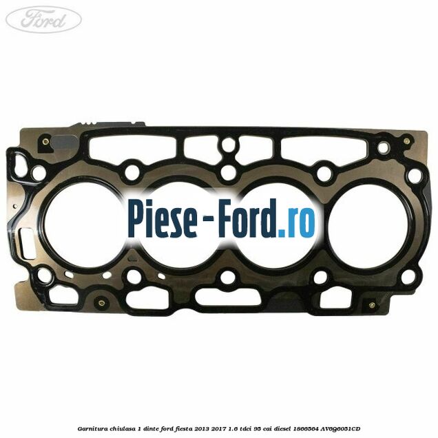 Garnitura, capac culbutori Ford Fiesta 2013-2017 1.6 TDCi 95 cai diesel