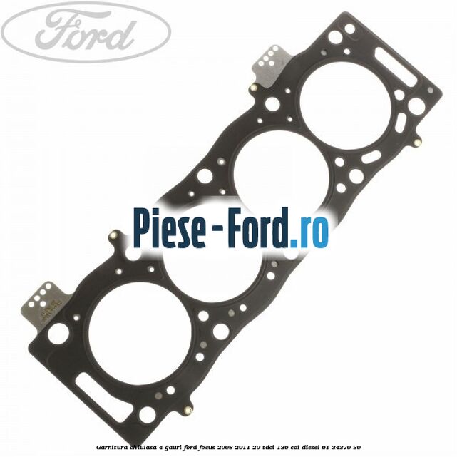 Garnitura chiulasa 4 gauri Ford Focus 2008-2011 2.0 TDCi 136 cai #AA047811EE