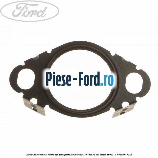 Garnitura, conducta racire EGR Ford Fiesta 2008-2012 1.6 TDCi 95 cai diesel